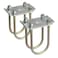 CE Smith, Axle Tie Plate Kit, 2 Plates, 4 U-Bolts, 8 NutsLock Washers