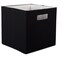 DII Fabric Storage Cube Organizer Bin 13x13x13 Foldable, Black