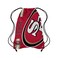 FOCO San Francisco 49ers NFL Big Logo Drawstring Backpack