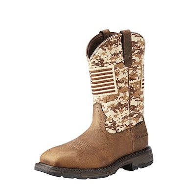 ARIAT Mens WorkHog Patriot Steel Toe Work Boot