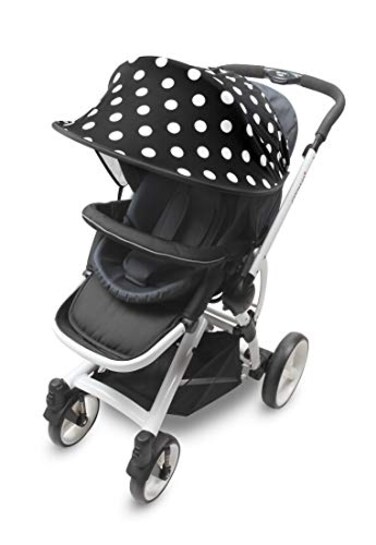 Manito Sun Shade for Strollers and Car Seats - Scandi ,Dot BlackUPF 50
