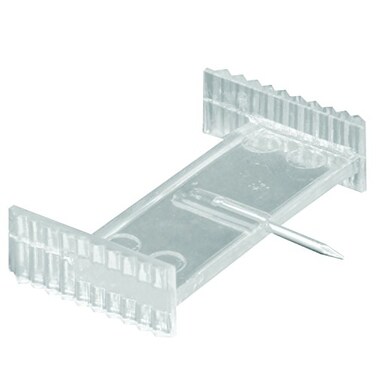 Prime-Line L 5916 Window Grid Retainer, Clear Plastic ,6 Pack