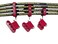 Taylor Cable 42503 Black Vertical Wire Loom Kit