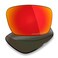 MryokPolarized Replacement Lenses for Oakley Fuel Cell OO9096 - Fire Red
