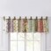 Greenland Home Blooming Prairie Authentic Patchwork Tab Top Window Valance 84 x 21