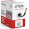 Cmple - Cat5e Plenum Cable 1000ft, CMP, Black, 350MHz Gigabit Ethernet Solid Network Internet Bulk UTP