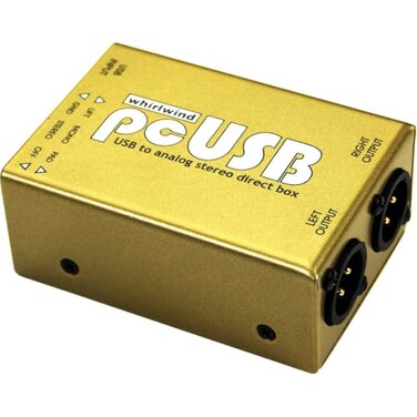Whirlwind PcUSB 2-Channel Active USB Pieces Direct Box