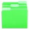 Universal One Bright Top Tab Classification Folder, Green/Light Green ,10502