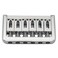 Musiclily Basic 52.5mm 2-1/16" Edged 6-String Guitar Hardtail Bridge Chrome