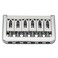 Musiclily Basic 52.5mm 2-1/16" Edged 6-String Guitar Hardtail Bridge Chrome