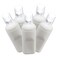 Vickerman 50 Light Pure White Wide Angle LED Light Set on White Wire