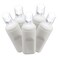 Vickerman 50 Light Pure White Wide Angle LED Light Set on White Wire