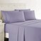 Clara Clark Luxury Bed Sheets, 5 Piece Set - Super Soft Microfiber Sheet Set for Twin Size Bed, Lavender