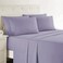 Clara Clark Luxury Bed Sheets, 5 Piece Set - Super Soft Microfiber Sheet Set for Twin Size Bed, Lavender