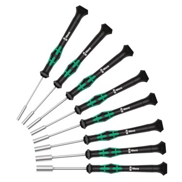 Wera - Micro Nutdriver Set 8Pc ,3/32in.-1/4in., 2069/8-5345279001