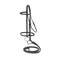 Tough 1 SilverFox Raised Snaffle Bridle Black Horse