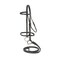 Tough 1 SilverFox Raised Snaffle Bridle Black Horse