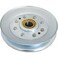 Stens 275-891 Heavy-Duty V-Idler Compatible with/Replacement for John Deere AM136357, Cast Iron, 1 ID, 5 Width, Silver