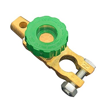 Ampper Top Post Battery Disconnect Switch 12V, Quick Disconnect Battery Cut Off Switch Battery Shut Off Kill Switch for Car ,1 Pack