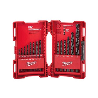 Milwaukee Drill Bit Set, Black Oxide, 21 Pcs.