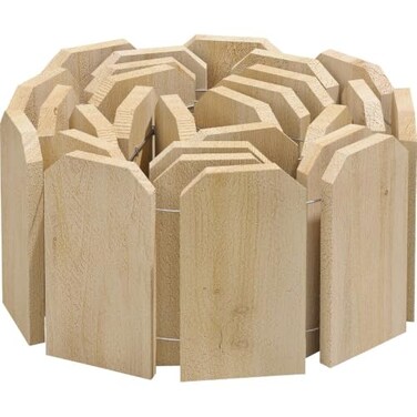 Deflecto RC41 6 by 10" Cedar Lawn Edging