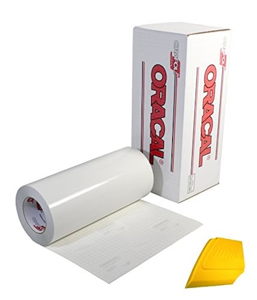 ORACAL Clear Transfer Tape Roll ,12" x 20ftw/Yellow Squeegee