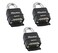 Master Lock MasterLock 1178D Combination Padlock, Die Cast Body, 3 Pack Black/Silver ,Keyed Different