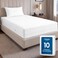 Utopia Bedding Bulk 10-Pack Twin Size Hotel Mattress Encasement 100% Waterproof, 12" Deep