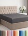 CGK Unlimited Queen Fitted Sheet - Single Fitted Sheet Only - Deep Pockets - Dark Grey