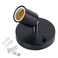 TIANFAN E26 180 Degree Modern Adjustable Ceiling Lamp Wall Mounted Light Bulb Holder Socket ,Black