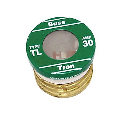 Bussmann Bussman TL-30PK4 30 Amp TL Edison Plug Time Delay Fuse 4 Count Per Package ,3 Pack