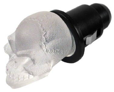 Custom Accessories 16500 Skull Dash Glow Light , White