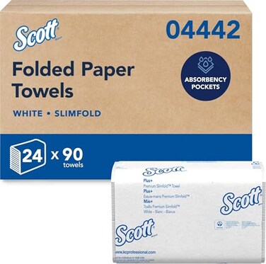 Scott Professional Slimfold Paper Towels, Bulk, 24 x 90 Sheets ,04442