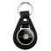 GRAPHICSMORE Black Leather Planet Saturn with Rings Solar System Keychain