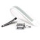 Walfront 15-Note Music Box Kit Hand Crank Hole Puncher20 Blank Paper Strips