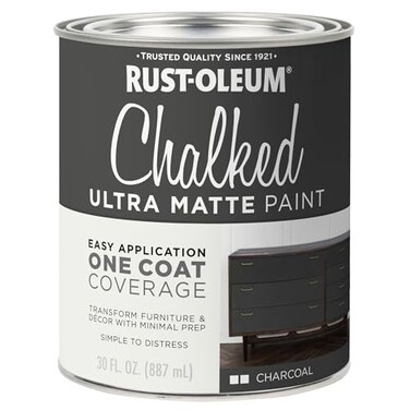 Rust-Oleum Chalked All-in-One Ultra Matte Charcoal Spray Paint