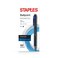 Staples Postscript Retractable Ballpoint Pens, Fine, Blue Ink, 12-Pk