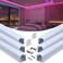 Muzata 6Pack 3.3FT/1M Silver Spotless LED Channel with Milky Diffuser U108