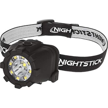 Nightstick NSP-4604B Dual Light Headlamp - 3 AAA - Black