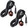 Herfair IR Receiver Infrared Remote Control Extender Cable with 3.5mm Plug Jack 2PC
