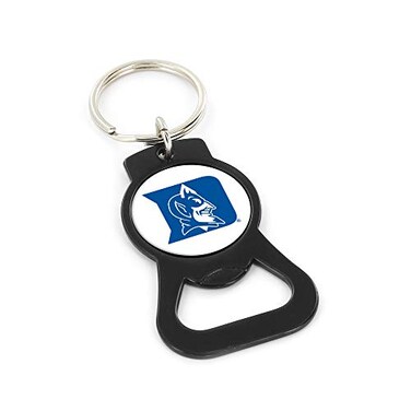 aminco NCAA Duke Blue Devils Bottle Opener Keychain, Black