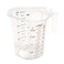 Winco 1 Pint Clear Plastic Measuring Cup