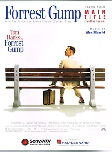 halleonard Halleonard Forrest Gump Main Title Feather Theme Piano Solo