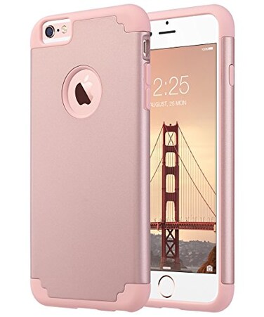 ULAK case for iPhone 6 Plus Case, iPhone 6S Plus Case, Rose Gold