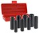 Drixet 3/8 Impact Socket Set SAE/Inch - Deep 3/8 Inch Drive Impact Socket Set8-Piece 6-Point Cr-v Sockets With CaseIncludes Sizes: 3/8, 7/16, 1/2, 9/16, 5/8, 11/16, 3/413/16-