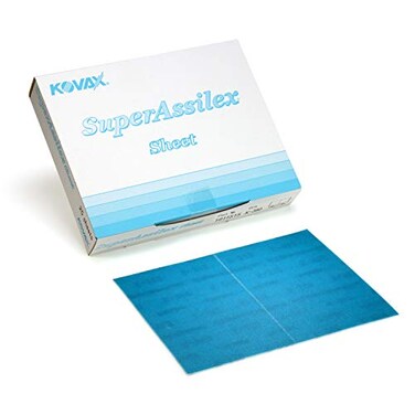 Eagle Abrasives Super Assilex Flexible Sanding Sheets, Ocean K-360, HookLoop, 191-1515, 25 Sheets