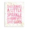 Stupell Industries Leaves A Little Sparkle Phrase'Wall Plaque Art
