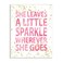 Stupell Industries Leaves A Little Sparkle Phrase'Wall Plaque Art