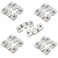 Luomorgo Z-Clips Flush Mount Bracket, 44x19mm, 10 Pack
