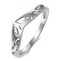 BORUO Stackable Ring, Sterling Silver Chevron Thumb Band Size 9